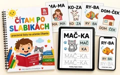 Čítam po slabikách — pracovné listy na učenie čítania